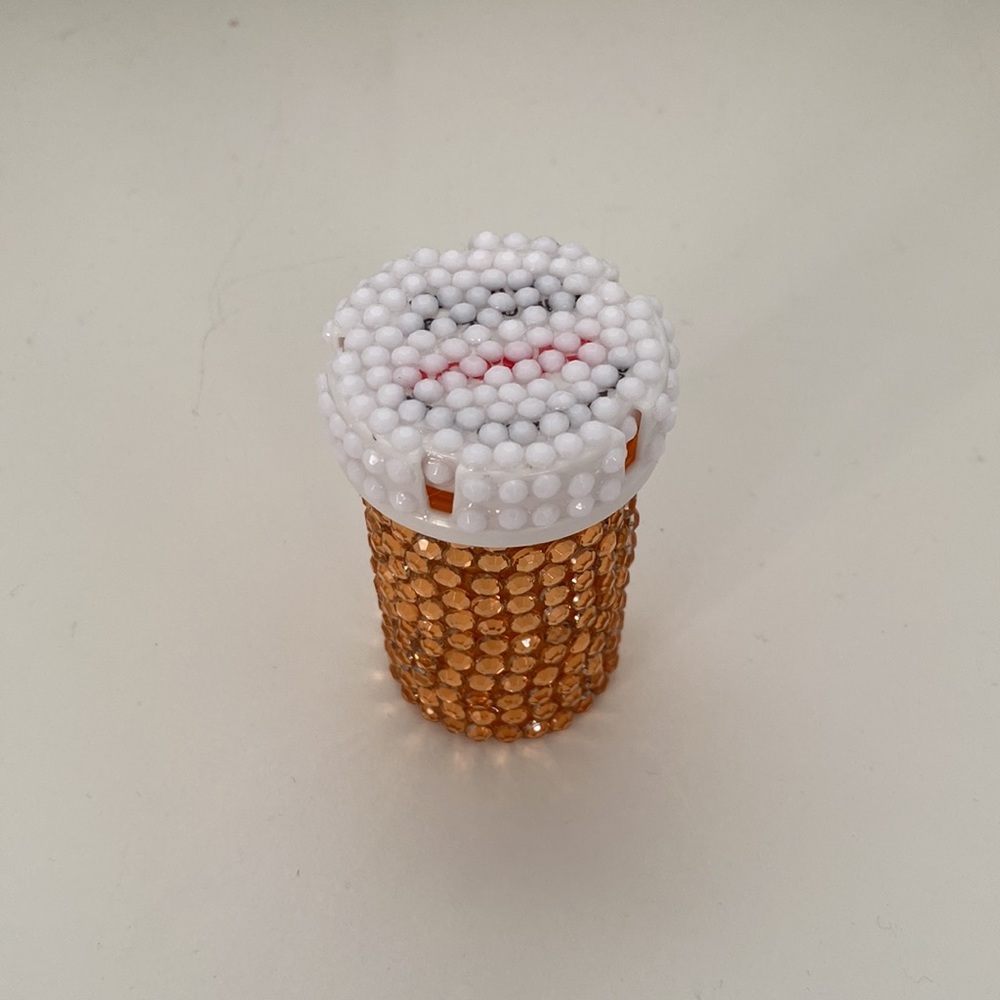 Rhinestone RX pill bottle - Picture 5 of 6